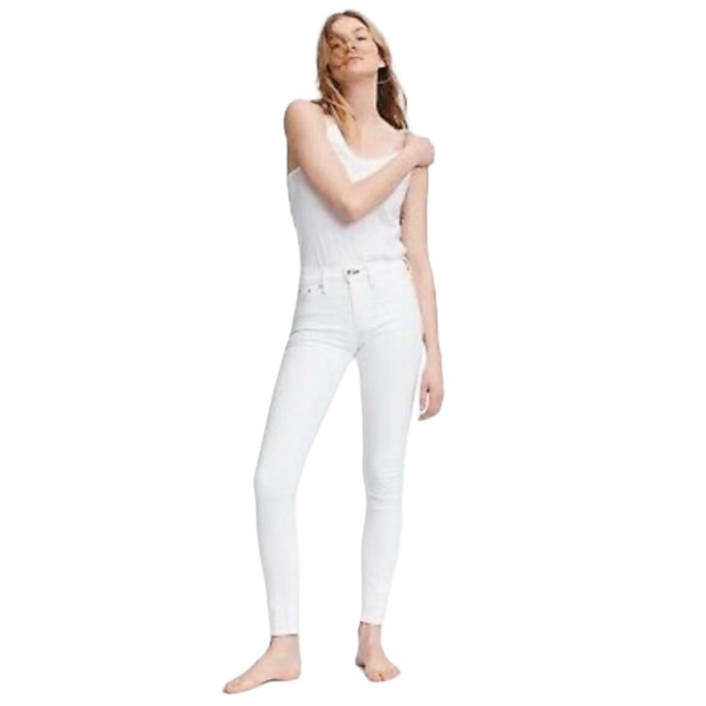 Rag and Bone White High Rise Skinny Jean NWT (G)